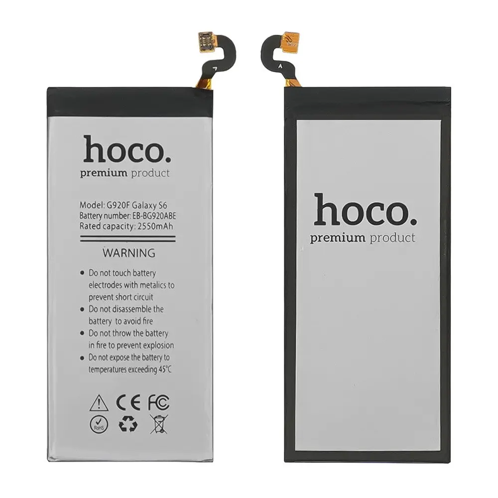 Аккумулятор Hoco EB-BG920ABE для Samsung G920 S6/G920F - фото 2