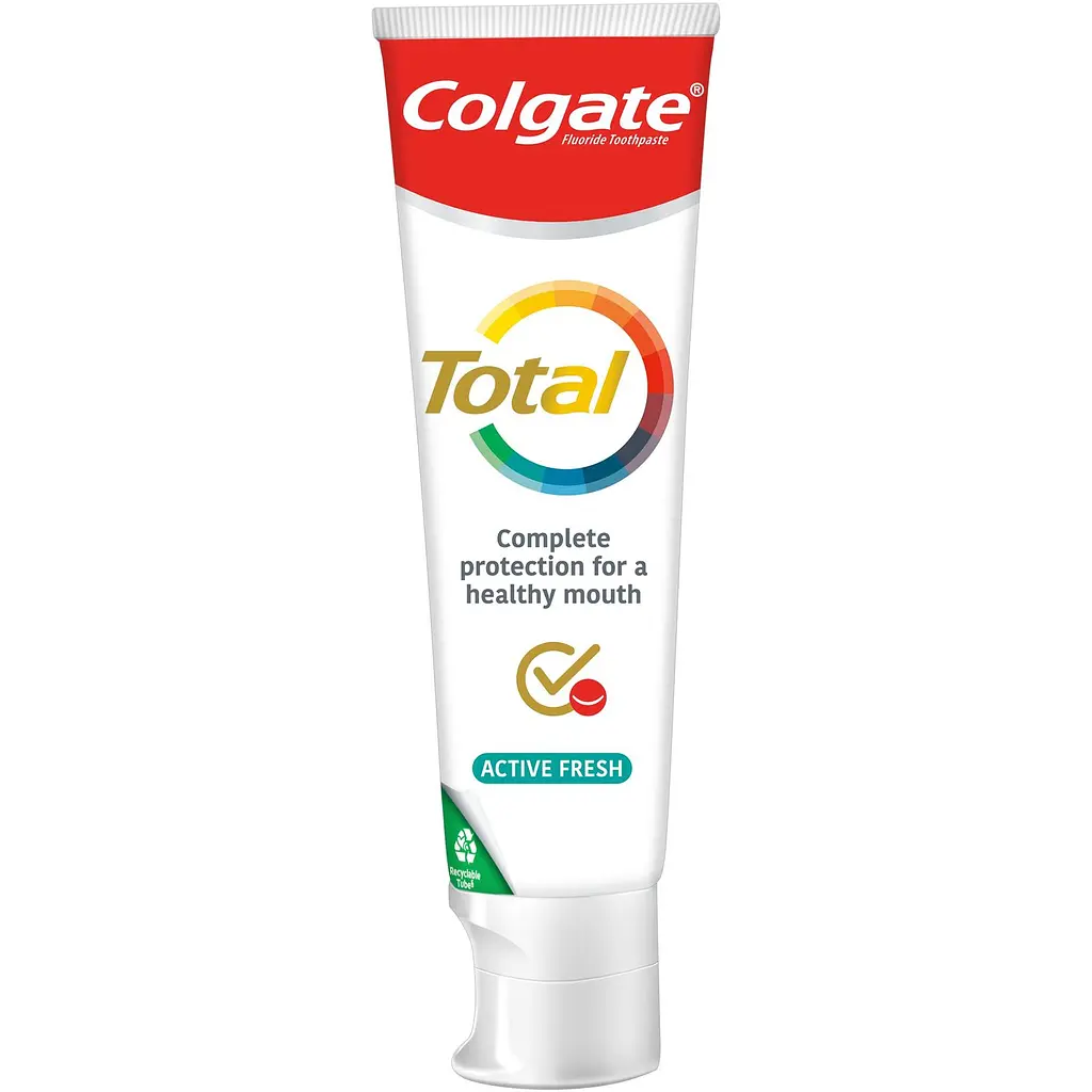Зубна паста Colgate Total Active Freshness антибактеріальна багатофункціональна 75 мл - фото 7