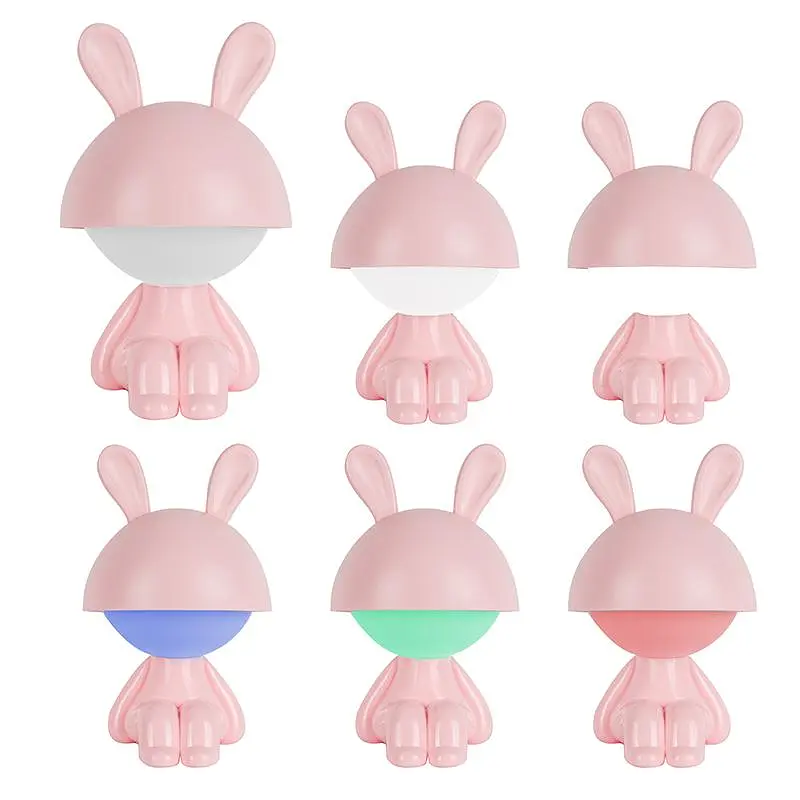 Світильник-нічник Kite LED з акумулятором Cute Bunny рожевий (K25-316-1-2) - фото 3
