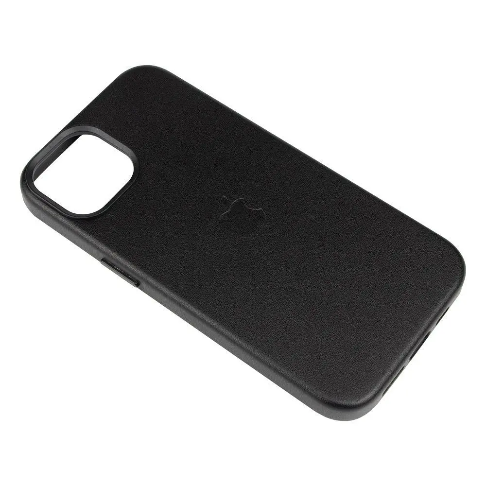 Чохол Leather Case для Apple iPhone 14 Midnight - фото 3