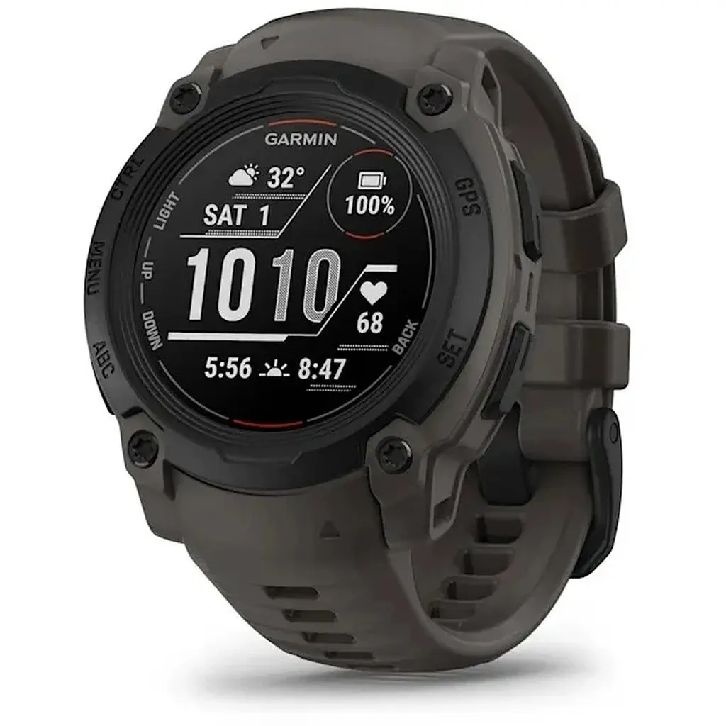 Смарт-годинник Garmin Instinct E 40 mm Black with Charcoal Silicone Band (010-02932-13) - фото 8