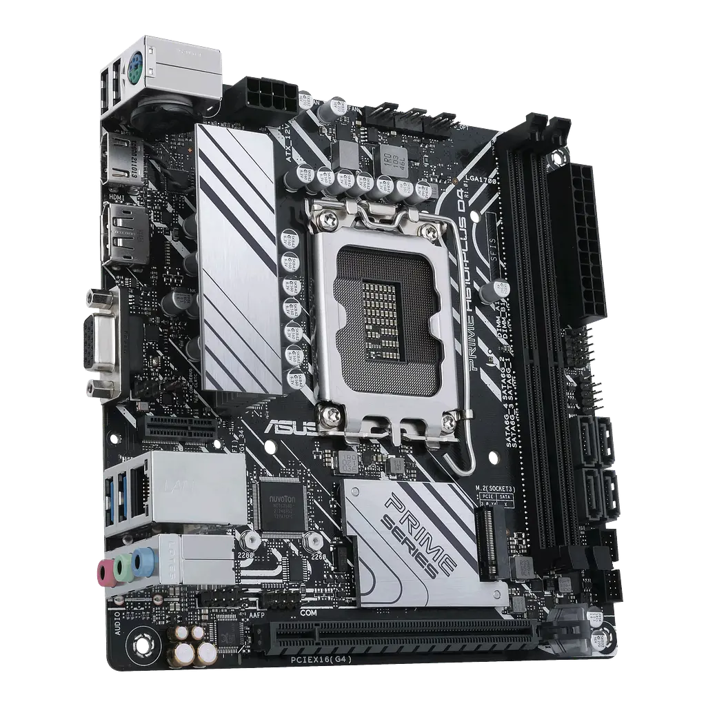 Материнська плата Asus H610I-Plus Prime D4-CSM LGA 1700 (PRIME H610I-PLUS D4-CSM) - фото 2
