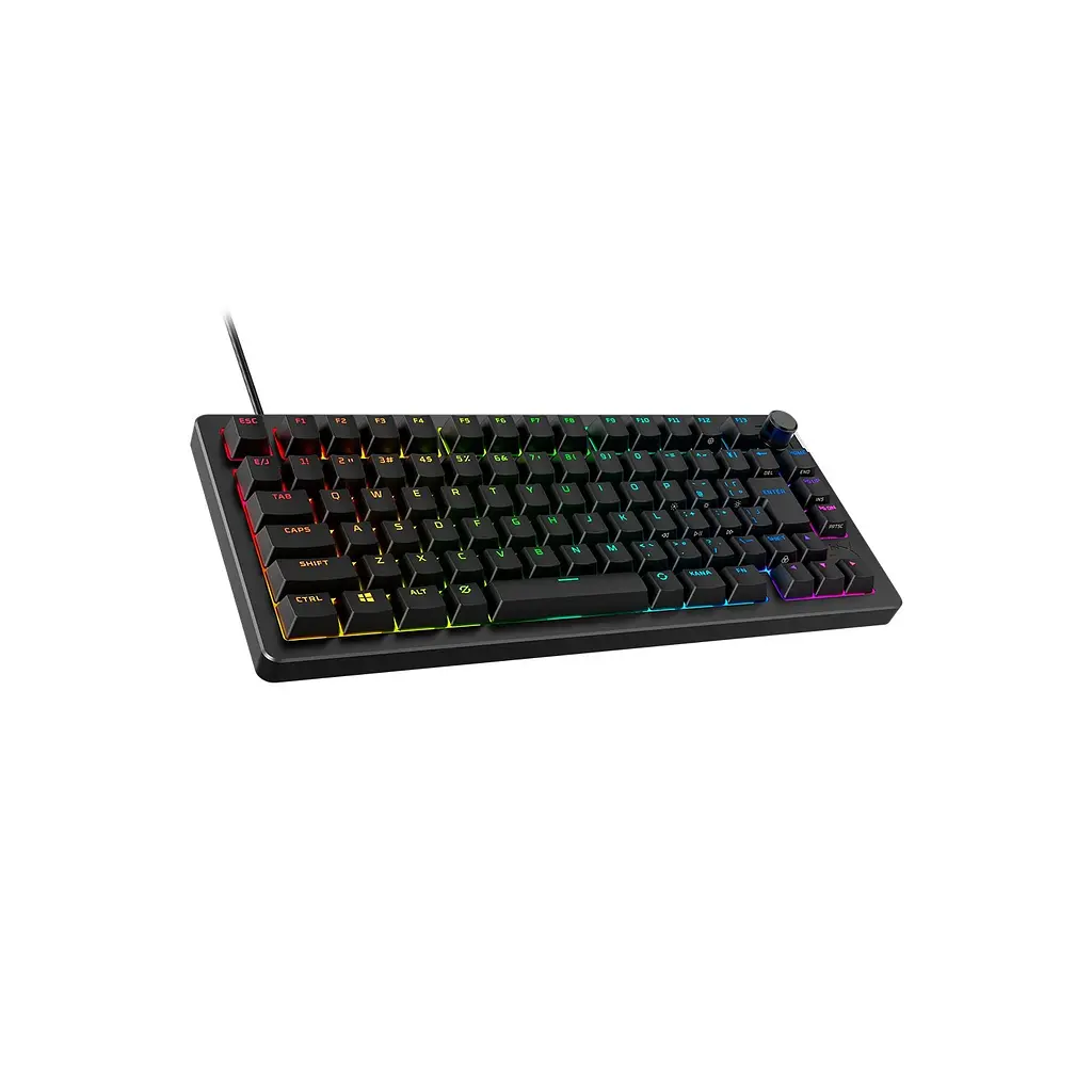 Клавіатура механічна Alloy Rise 75key, Red, USB-A, EN/UA, RGB, чорний HyperX teh0013836 - фото 4