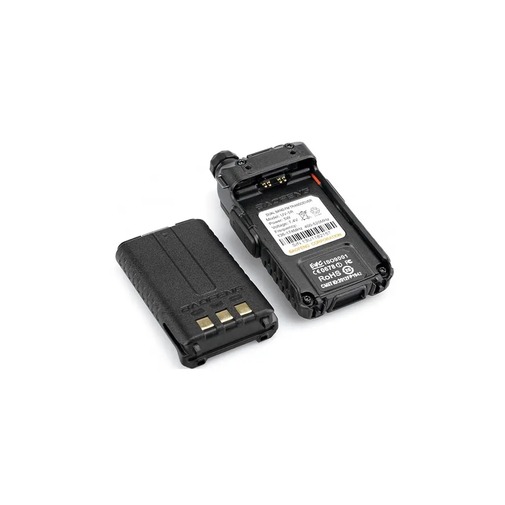 Акумуляторна батарея Baofeng для UV-5R Std 1800mAh (BL-5_Black / Гр6374) - фото 3