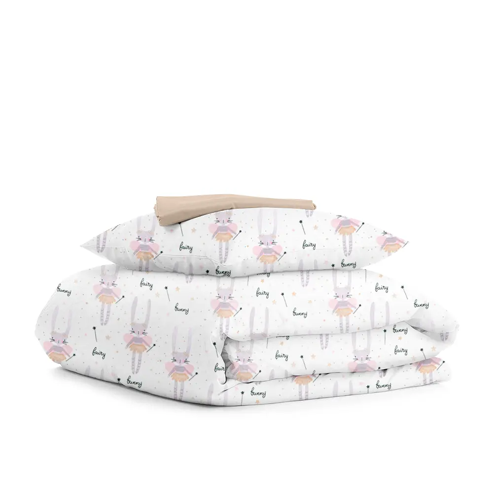 Дитяча постільна білизна в ліжечко FAIRY BUNNY COSAS (4822052230671)