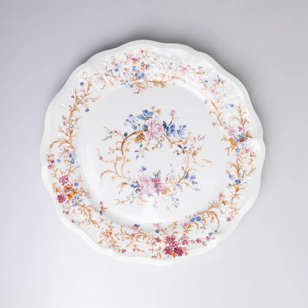 Столовий фарфоровий сервіз Vintage 32 предмети на 6 персон Yiwu ALS-32PCS - фото 7