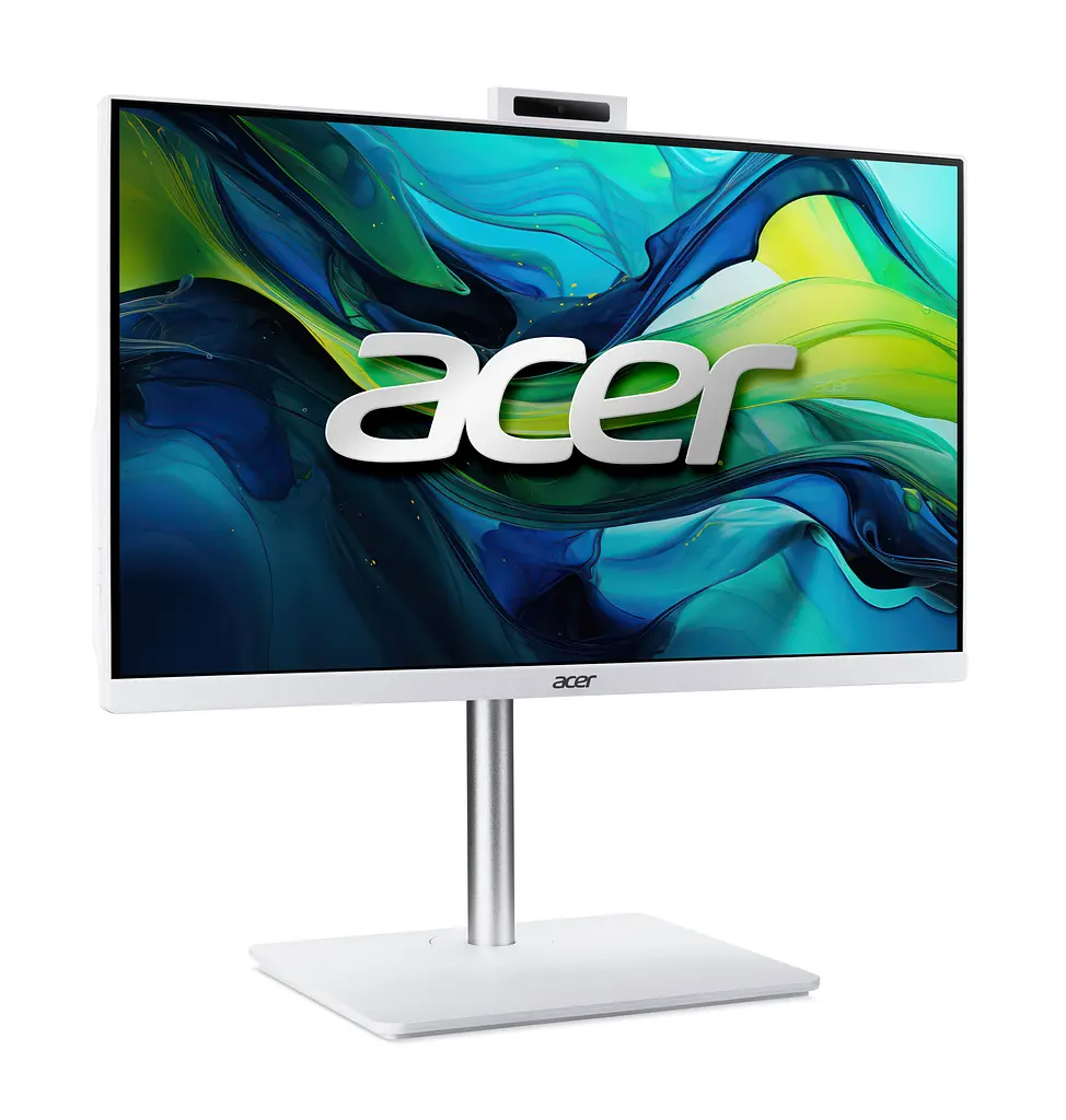 Acer Комп'ютер персональний моноблок Acer Aspire C24A-GRPL 23.8" FHD, Intel 5-120U, 16GB, F512GB, UMA, WiFi, без ОС, білий - фото 2