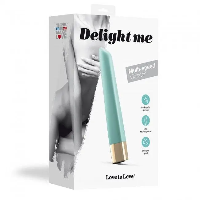 Мощный минивибратор с мягким кончиком Love To Love Delight Me Menthe, 12х2 см. (мятный) - фото 5