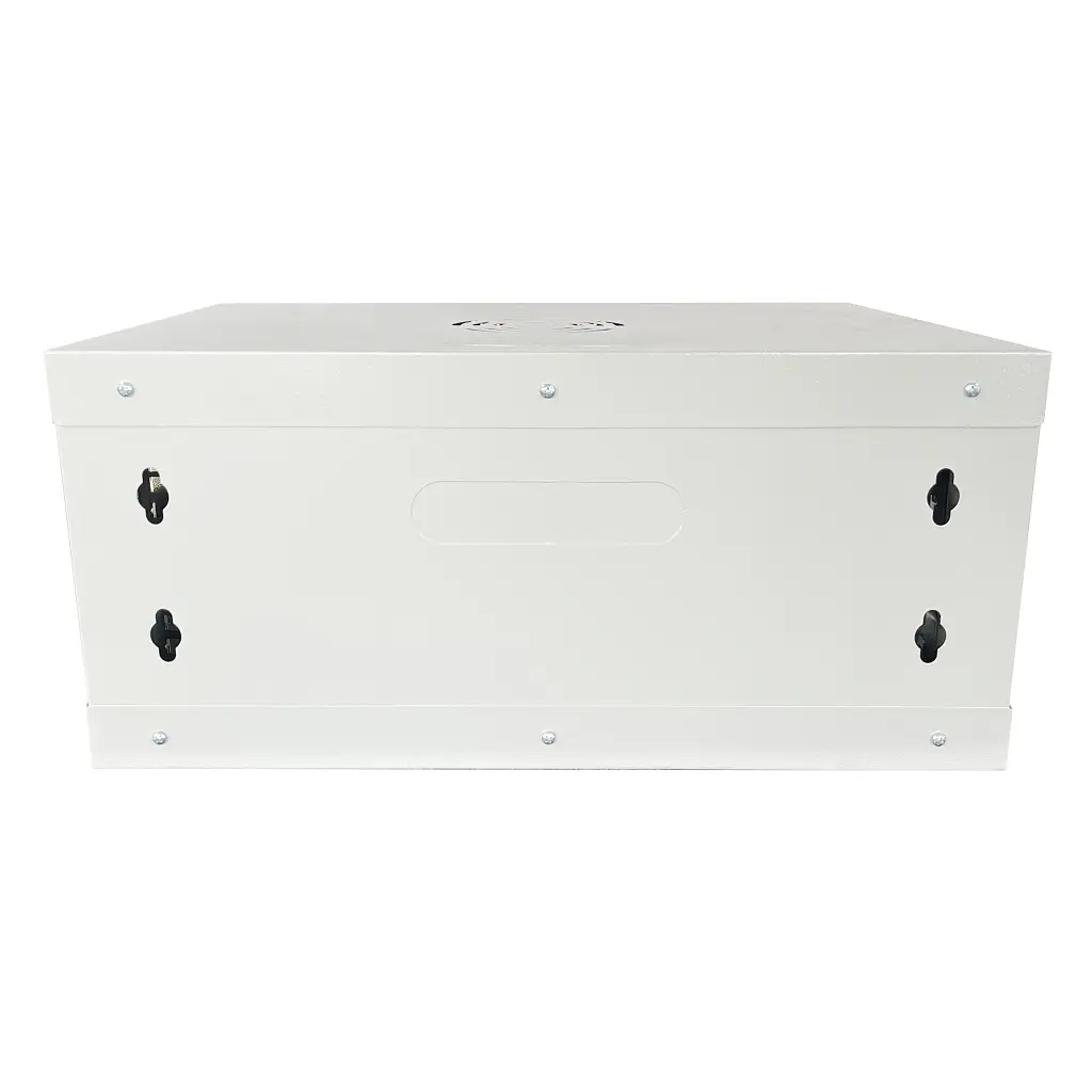 Шафа настінна GEAR 4U 19" 600x600x240 мм, + полиця 19", grey (GWMSN-4U-600-600G) - фото 3