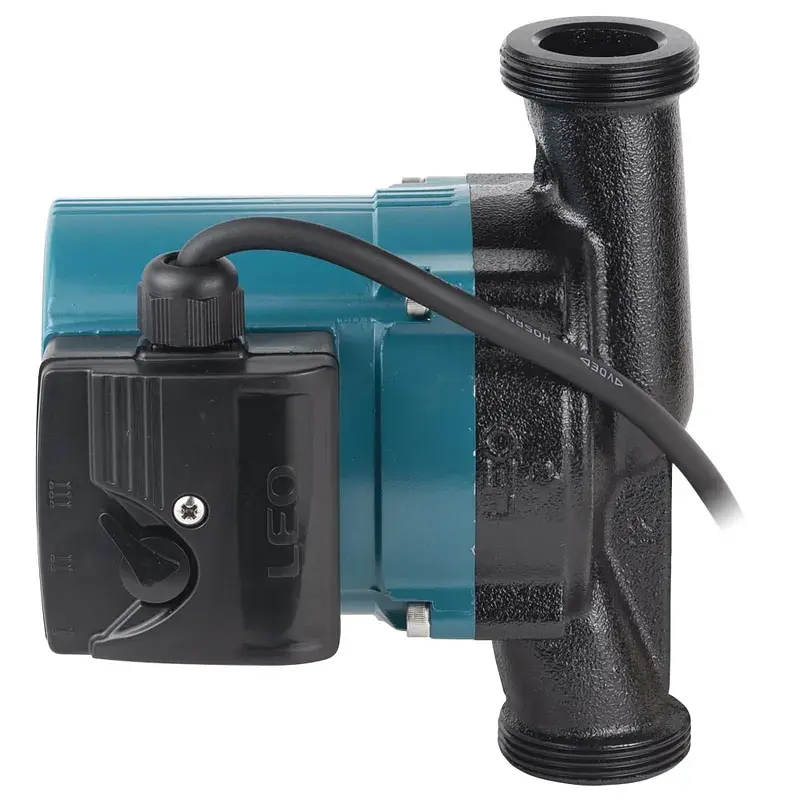 Насос циркуляційний 200Вт Hmax 8м Qmax 120л/хв Ø1½" 180мм+гайки Ø1" LEO 3.0 LRP25-80/180 (774451) - фото 3