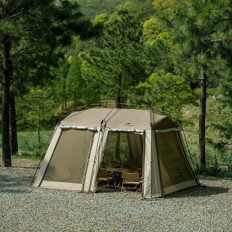 Намет Naturehike Village (CNH23ZP12003) коричневий - фото 5