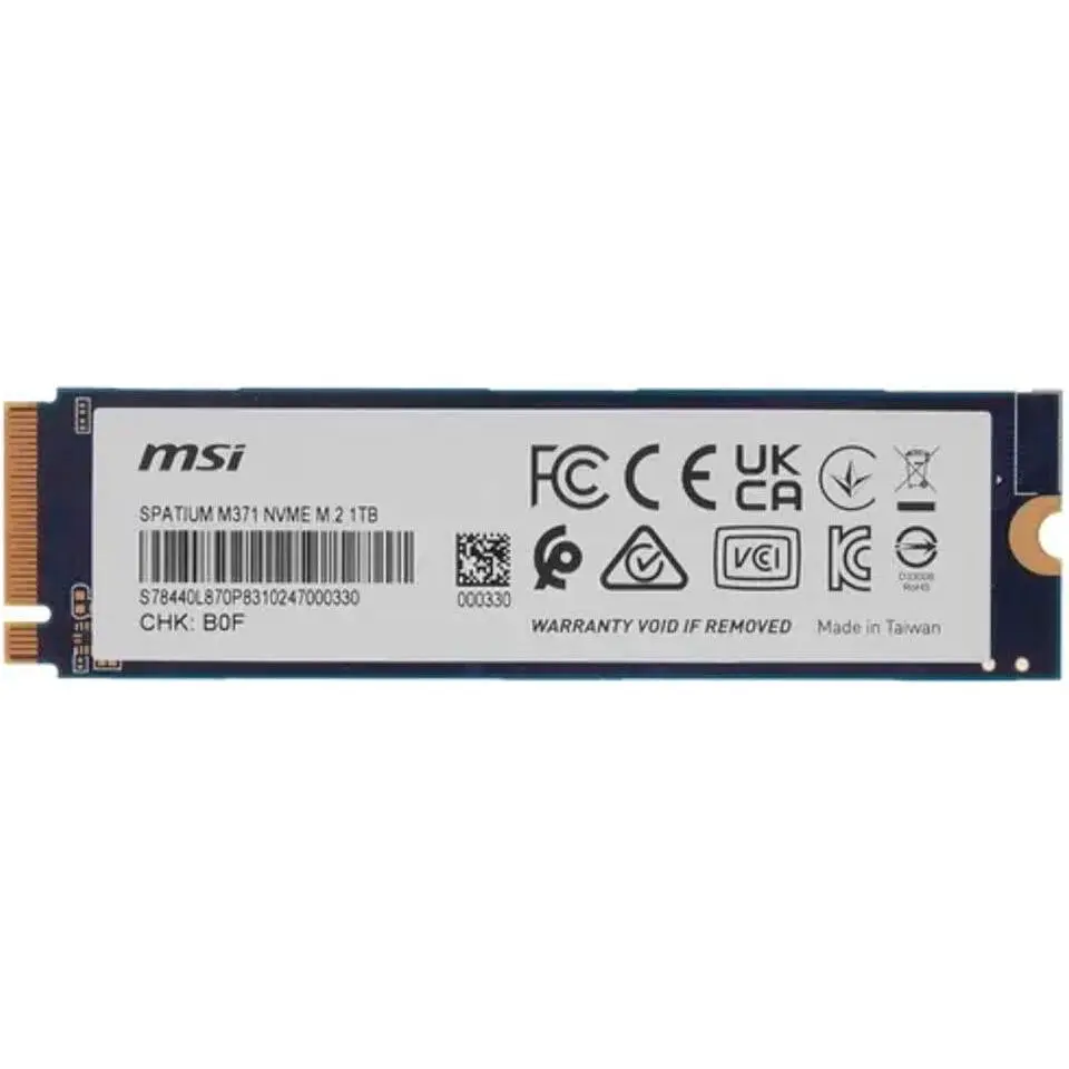 SSD накопичувач MSI Spatium M371 1TB [S78-440L820-P83] [130879] - фото 9