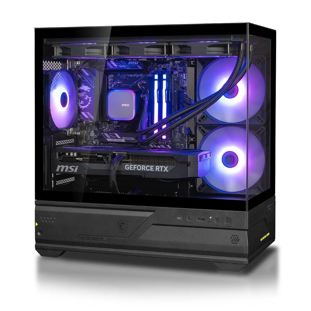 Комп'ютер Dragon Lucky Spectre Powered_by MSI (RTX 5080 - R7 7800X3D) Black / AMD Ryzen 7 7800X3D (4.2–5.0), 8 ядер / NVIDIA GeForce RTX 5080 / 32 ГБ (DDR5) / 1024 ГБ (SSD) - фото 3