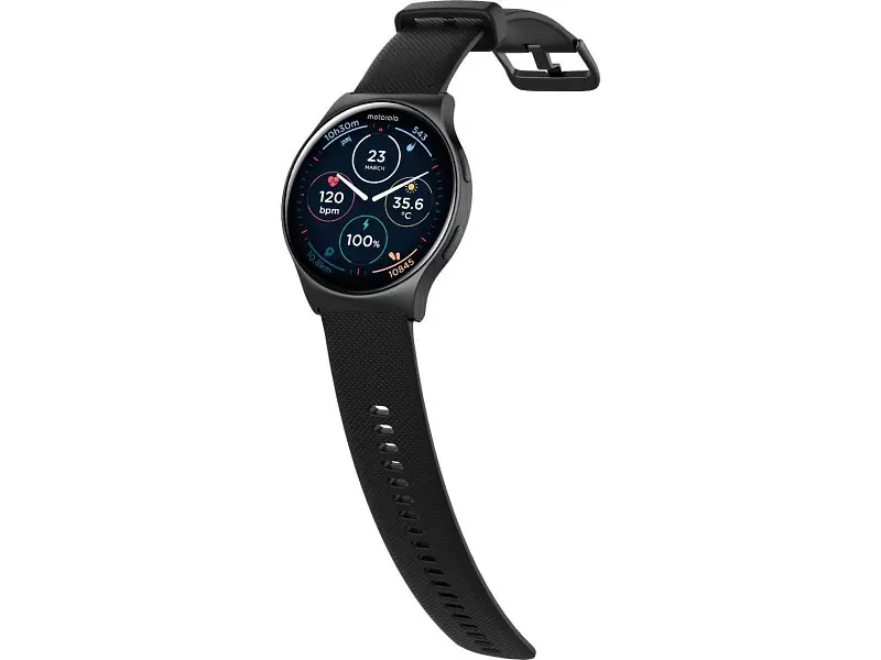 Смарт-годинник Motorola Moto Watch 120 Phantom Black - фото 2