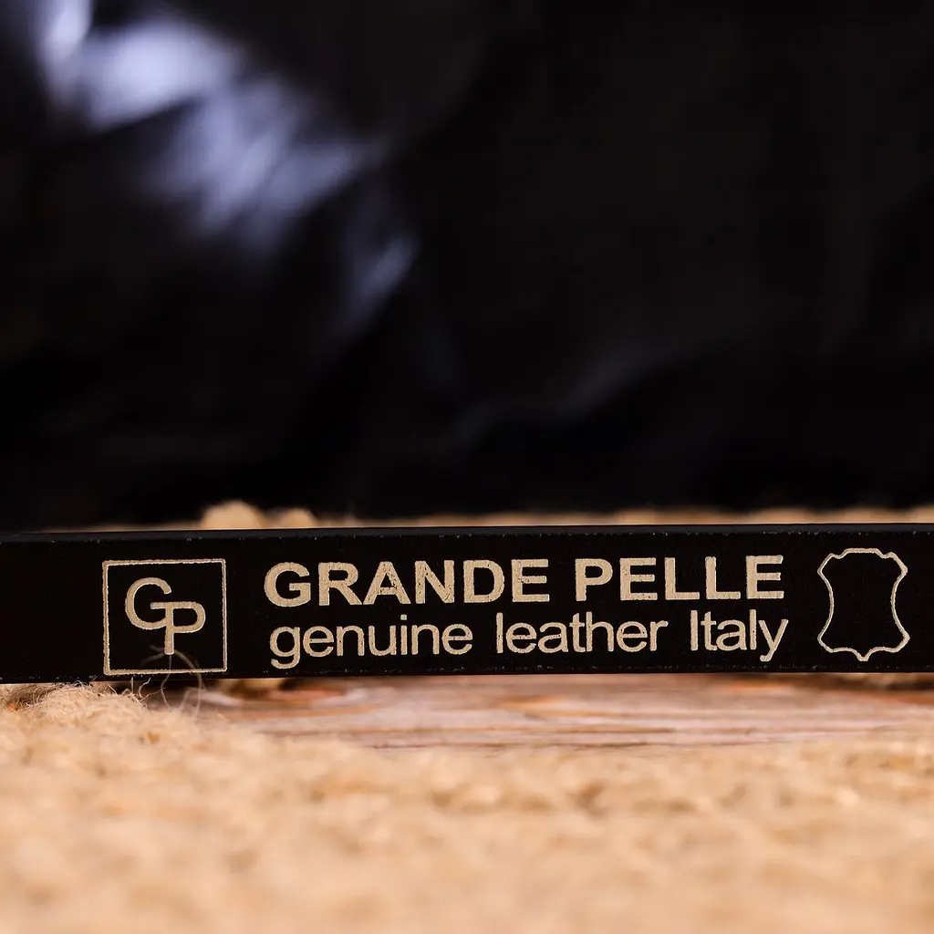 Жіночий ремінь із натуральної шкіри у вінтажному стилі Grande Pelle 21444 чорний 100 см - фото 9