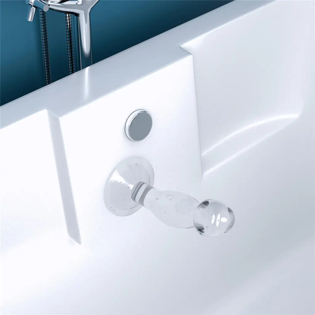 Анальна пробка LoveToy Flawless 16.5 см (прозорий) - фото 11