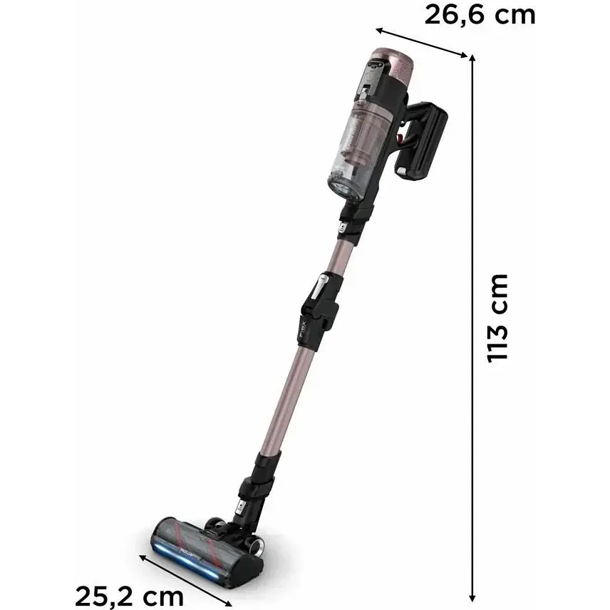 Пилосос Rowenta X-Force Flex 16.60 Aqua Animal безпровідний чорно-бронзовий (RH9CD9E0) - фото 4