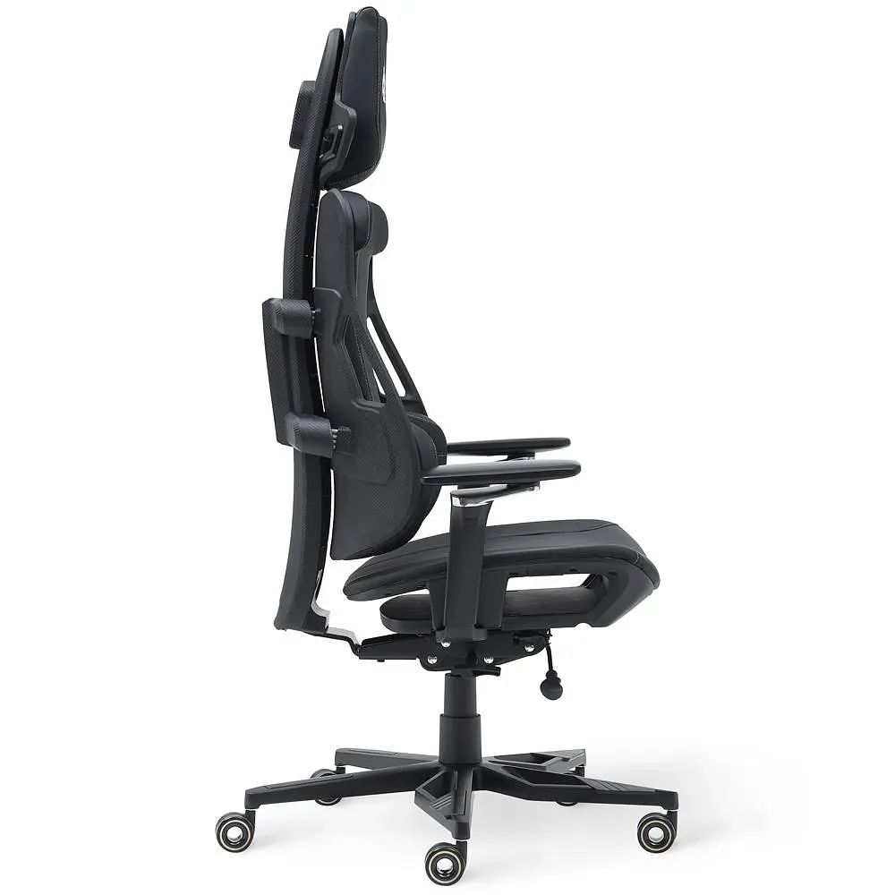 Геймерське крісло Mealux Cyberlux V10 Black (GM-V10 PB) - фото 4