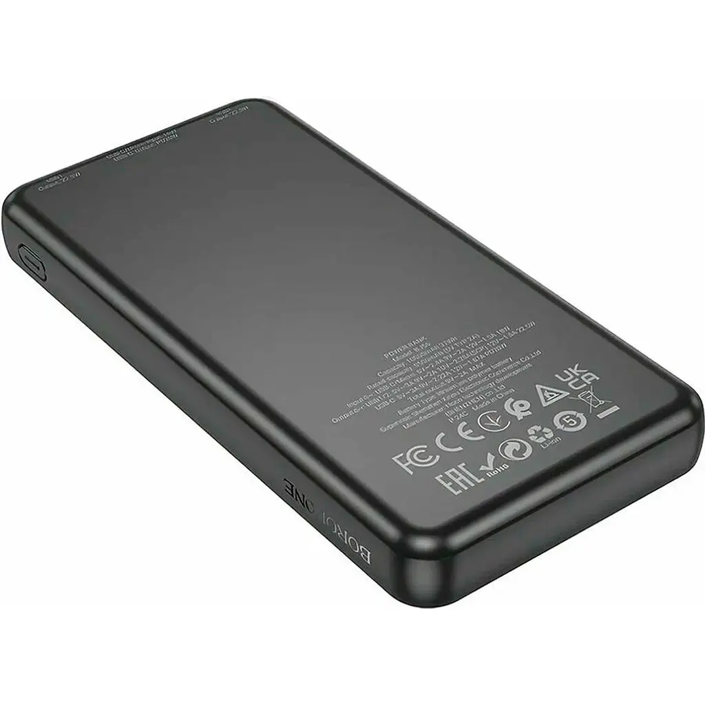 Зовнішній акумулятор Borofone BJ56 Graceful 10000mAh 22.5W Black [130211] - фото 4
