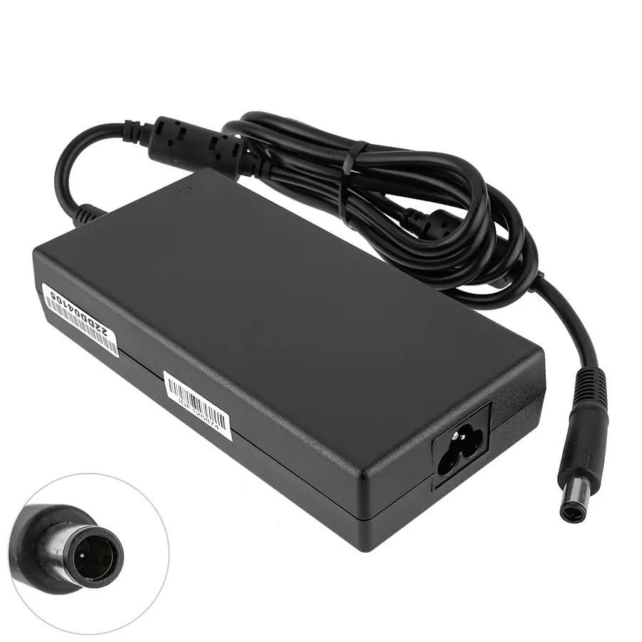 Блок живлення для ноутбука HP 19V, 9.5A, 180W, 7.4x5.0-PIN, чорний (без кабеля 3pin !) - фото 2