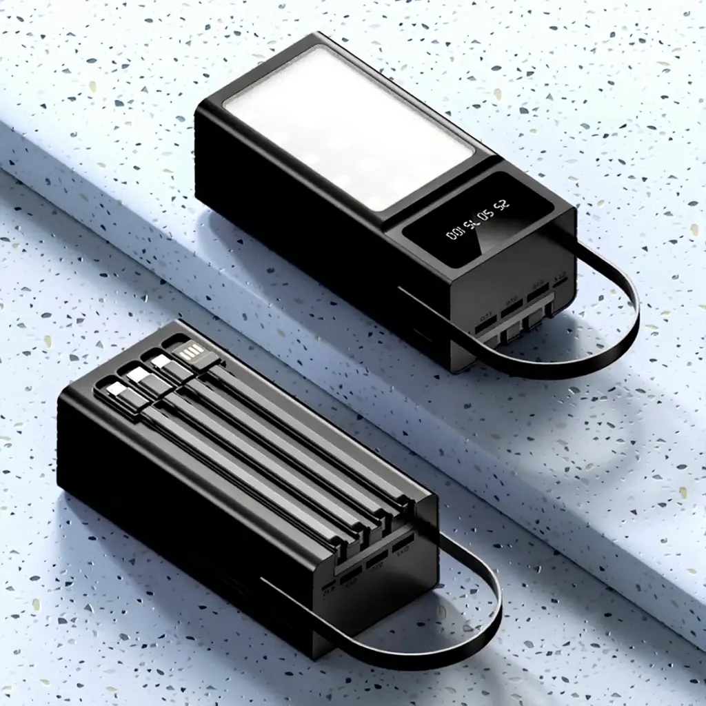 Універсальна мобільна батарея Maxcell PJ0099 120000mAh 2.1A Чорний (2850084917) - фото 5