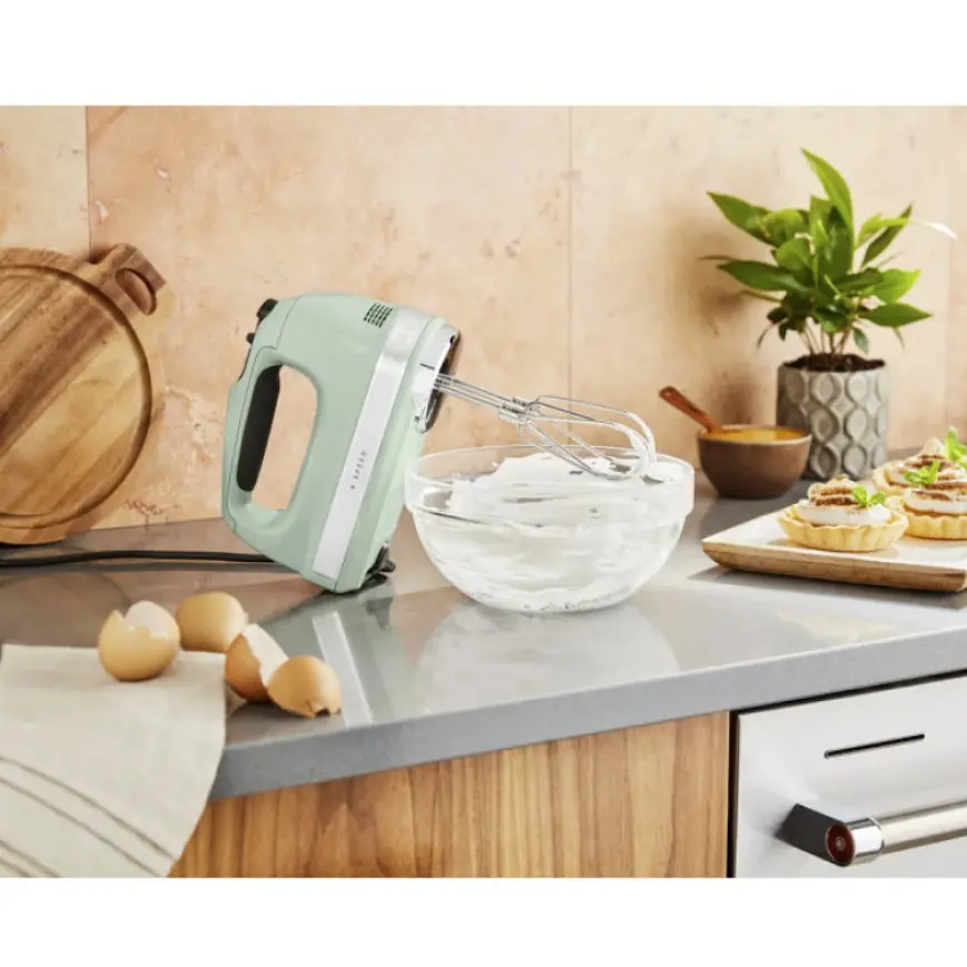 Миксер KitchenAid 5KHM9212EPT ручной 9 скоростей фисташковый - фото 8