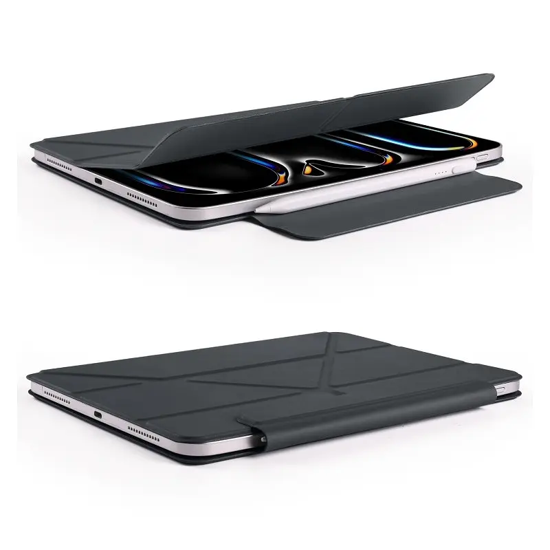 Чохол-книжка BeCover Ultra Slim Origami Magnetic для Apple iPad Pro 13 (2024) Чорний (712964) - фото 3