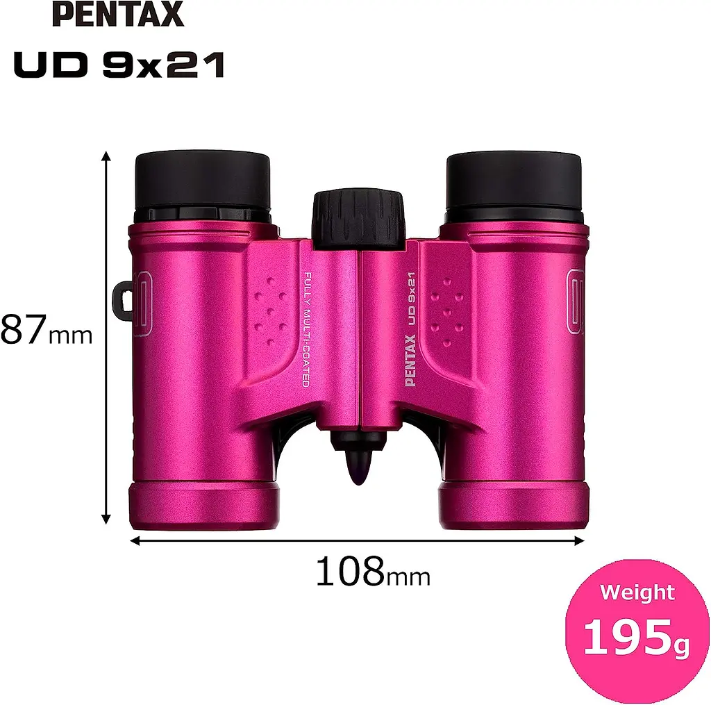 Бінокль Pentax UD 9x21 Pink (61815) - фото 3
