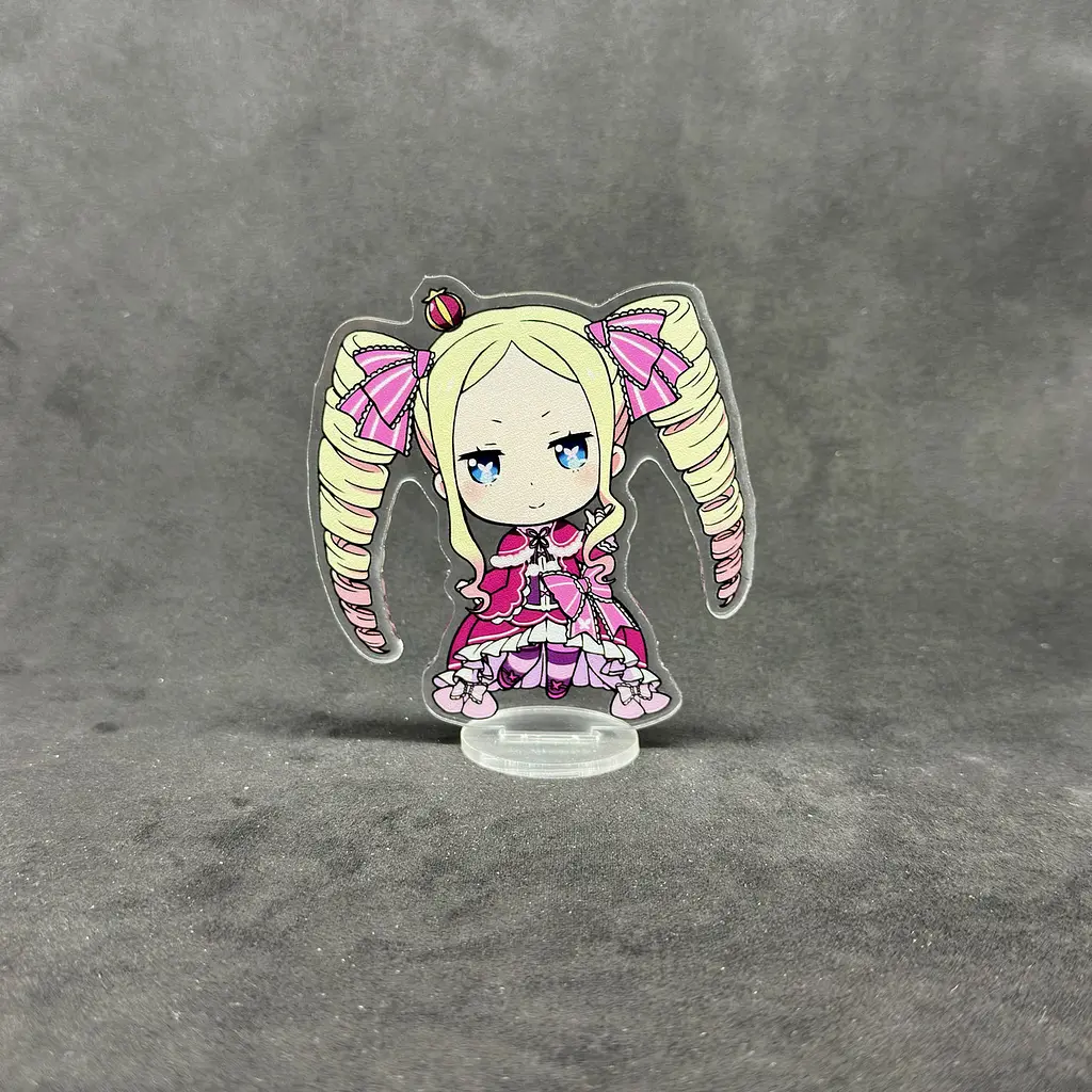 Акрилова колекційна фігурка Чібі Chibi Аніме Re:Zero. Життя з нуля в альтернативному світі Беатріс (Beatrice) 10 см