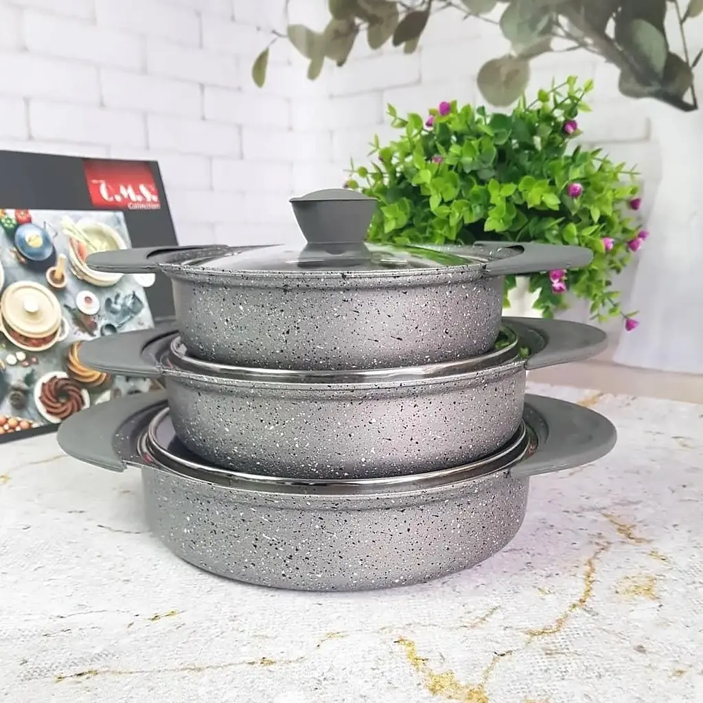 Набір посуду (омлетниці) O.M.S. Collection 3015 Grey