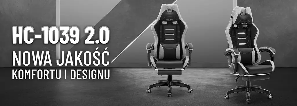 Компьютерное кресло Hell's HC-1039 Gray-Black (тканина) - фото 5