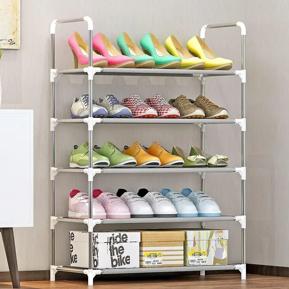 Стеллаж для обуви Supretto, 5 ярусов, белый (5635) - фото 5