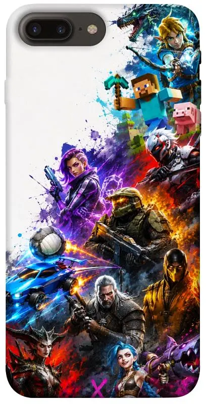 TPU чохол Demsky Gameverse для Apple iPhone 7 plus / 8 plus (5.5")