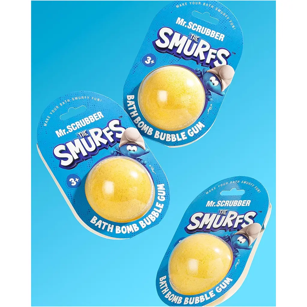Бомбочка для ванни Mr.Scrubber The Smurfs Bubble gum - фото 3