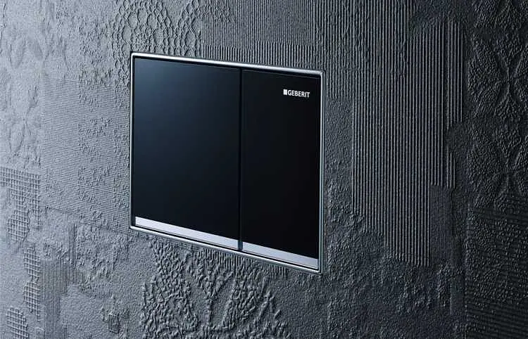 Клавіша змиву Geberit Omega60 чорна, Чорний 115.081.SJ.1 - фото 2