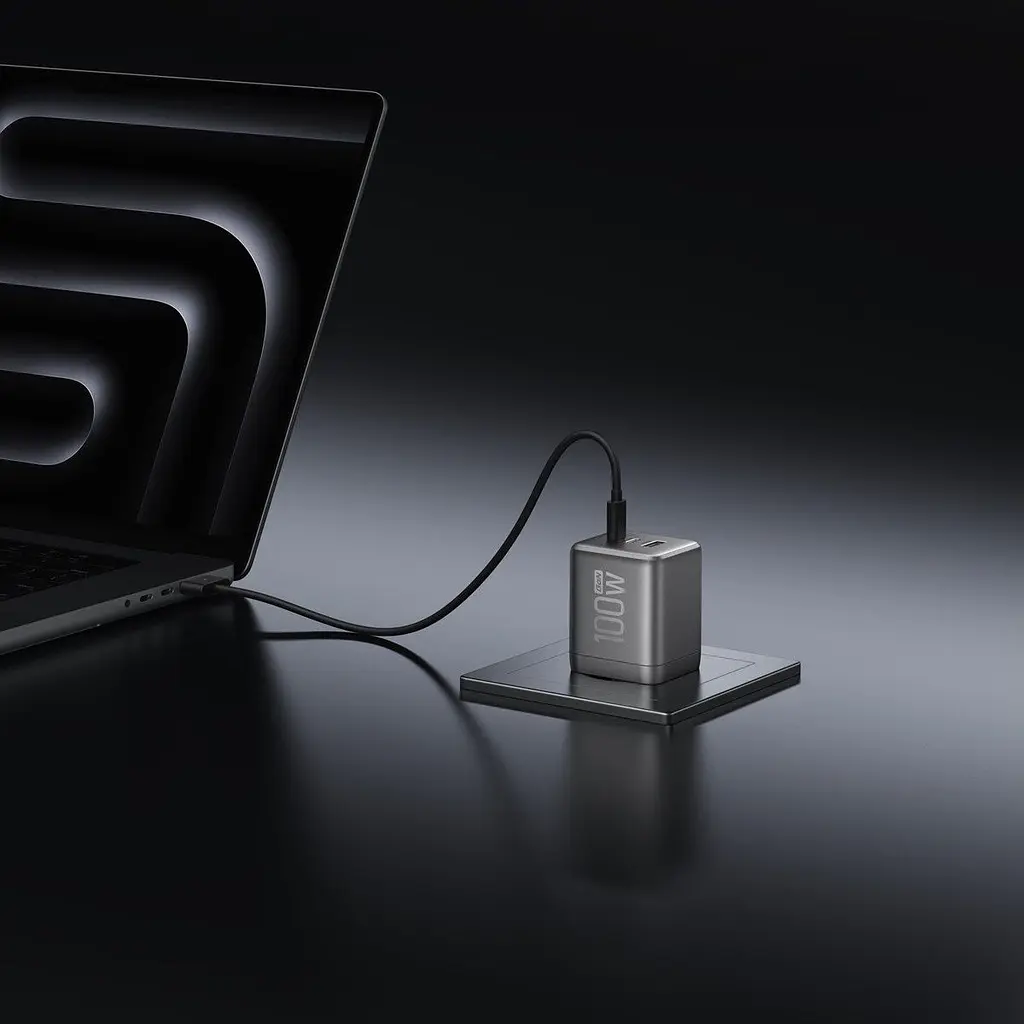 Мережевий зарядний пристрій EcoFlow RAPID Pro Charger 100W (EFA-100W-GAN-CHARGER-EU) [143062] - фото 3