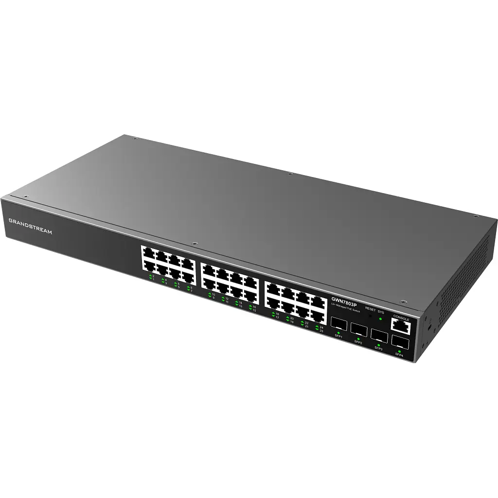 Комутатор мережевий Grandstream GWN7803P - фото 4