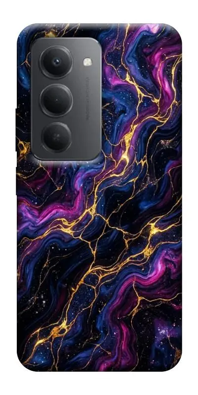 TPU чохол Demsky Purple space marble для Xiaomi Redmi 15 4G (Global) / 5G
