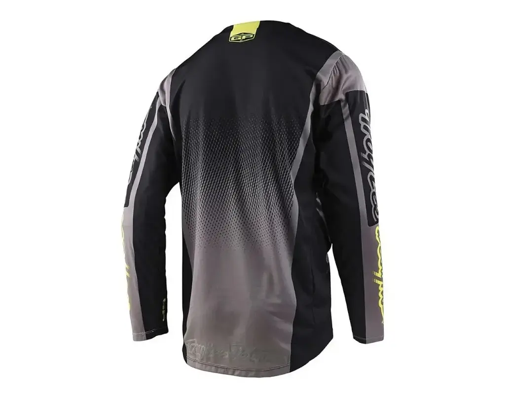 Велоджерси Troy Lee Designs GP Jersey Icon Black/Grey M (1106-307039043) - фото 2