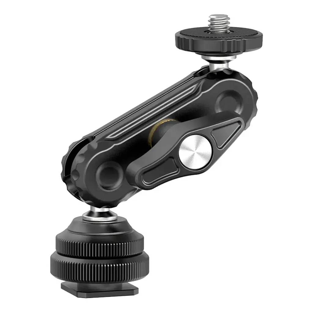 Шарнірне кріплення Ulanzi R098 Double Ball Heads with Code Shoe Mount UV-2954 R098 Black - фото 2