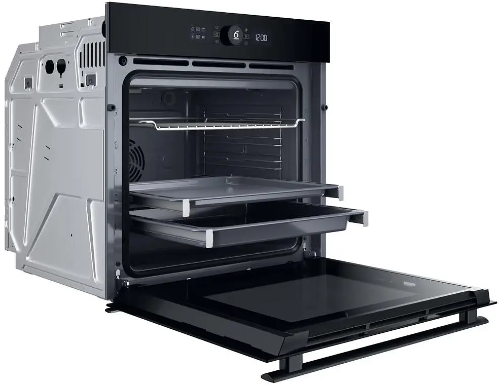 Whirlpool Духовий шафа електричний, 73л, A+, дисплей, конвекція, телескопічні напрямні, чорний - фото 8