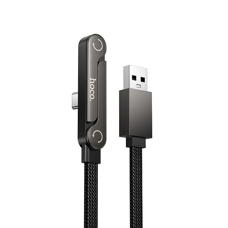 Кабель HOCO Type-C Exquisite bracket charging data cable U150 1.2m, 36W/3A