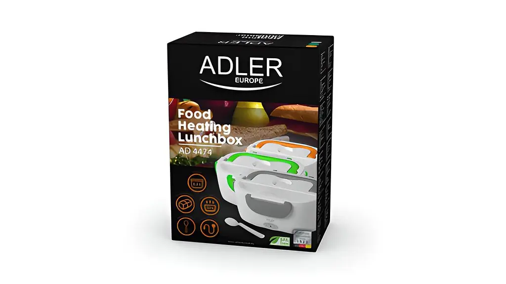 Ланч-бокс з підігрівом Adler AD 4474 grey 1,1 л - фото 10