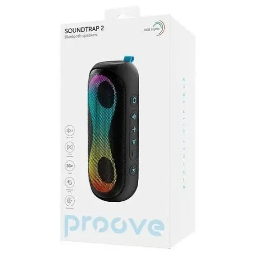 Колонка портативная SoundTrap 2, Black, 30 Вт (2x15 Вт) Proove teh0021033 - фото 3