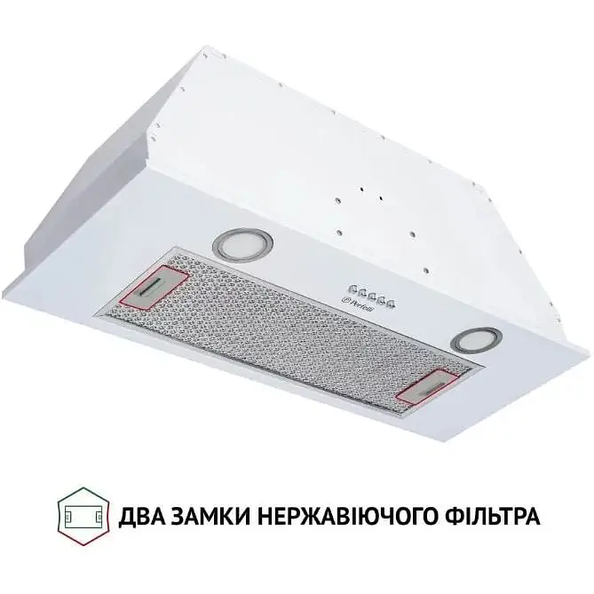 Витяжка вбудована Perfelli BI 7652 WH 1000 LED - фото 2