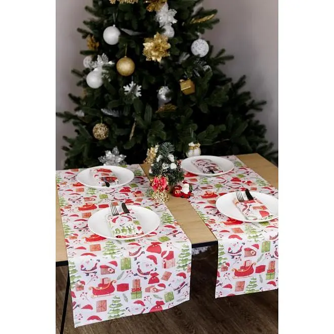 Ранер Прованс Санта на білому 40х140 см (35777) - фото 6