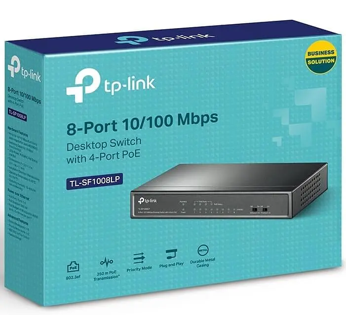 Коммутатор TP-Link TL-SF1008LP (TL-SF1008LP) - фото 3