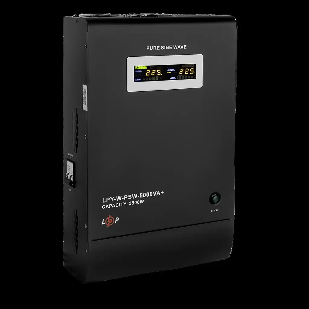 ДБЖ з правильною синусоїдою LogicPower 48V LPY-W-PSW-5000VA + 3500 Вт 10A/20A - фото 3