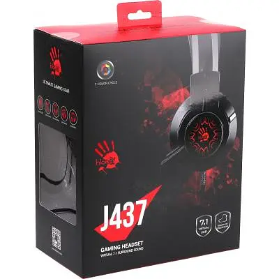 Навушники A4Tech Bloody J437 Black (Bloody J437 Black) - фото 4