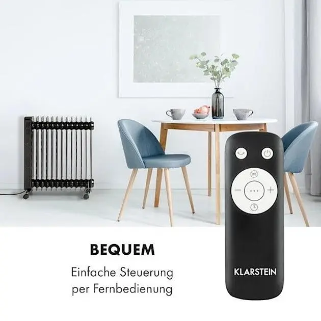 Масляный обогреватель Klarstein Thermaxx Heatstream 2500 Вт (10035109) - фото 5